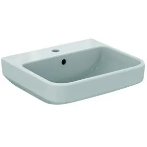 Ideal Standard Waschtisch i.life B 1 Hahnloch mit Überlauf 500x440x180mm Weiß – Bild 1