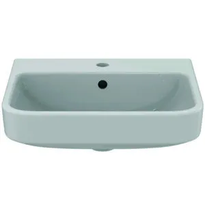 Ideal Standard Waschtisch i.life B 1 Hahnloch mit Überlauf 500x440x180mm Weiß – Bild 2