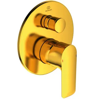Ideal Standard Badearmatur UP Connect Air, BS2, Rosette d:163mm, Brushed Gold – Bild 2