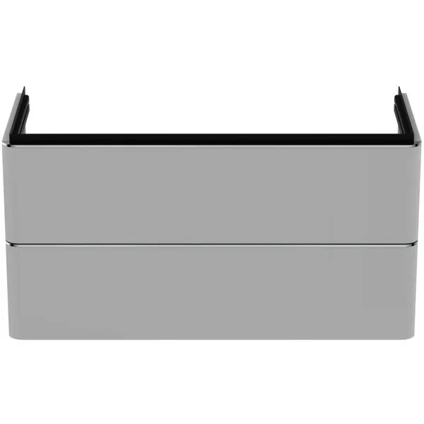 Ideal Standard Waschtisch-Unterschrank Adapto, 2 Ausz., 970x417x490mm, Hgl. weiß lackiert