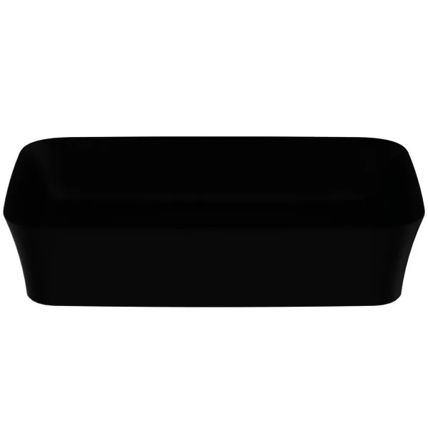 Ideal Standard Schale Ipalyss, ohne Hahnloch, ohne Überlauf, 550x380x125mm, Schwarz Matt
