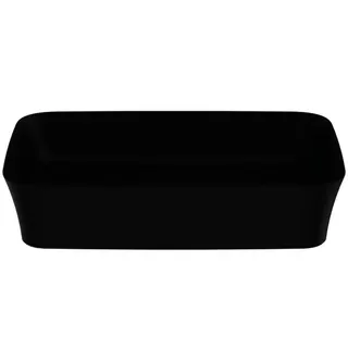 Ideal Standard Schale Ipalyss, ohne Hahnloch, ohne Überlauf, 550x380x125mm, Schwarz Matt