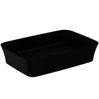 Ideal Standard Schale Ipalyss, ohne Hahnloch, ohne Überlauf, 550x380x125mm, Schwarz Matt – Bild 3