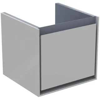 Ideal Standard Waschtisch-USchrank Connect Air Cube, 1Ausz., 430x402x400mm, Weiß gl.u. Hellgrau matt – Bild 1