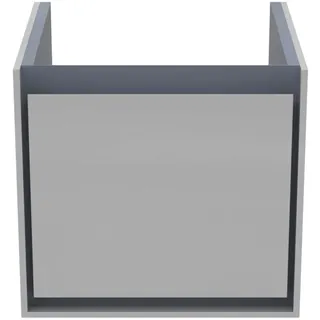 Ideal Standard Waschtisch-USchrank Connect Air Cube, 1Ausz., 430x402x400mm, Weiß gl.u. Hellgrau matt – Bild 2
