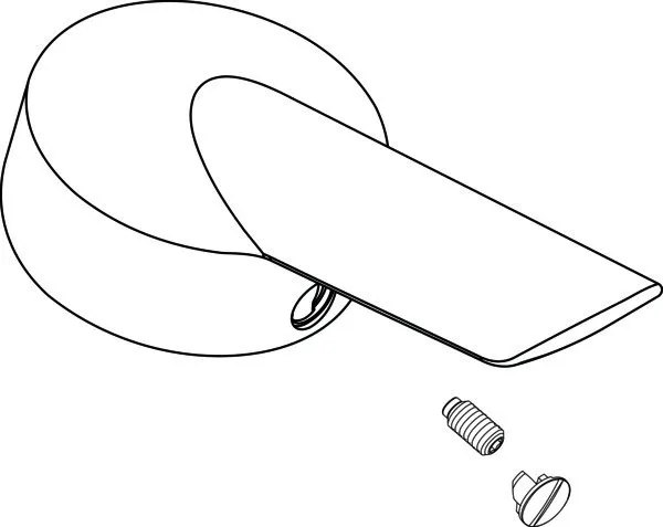 IS Griffhebel Ceraplus, Logo/ISI, Chrom