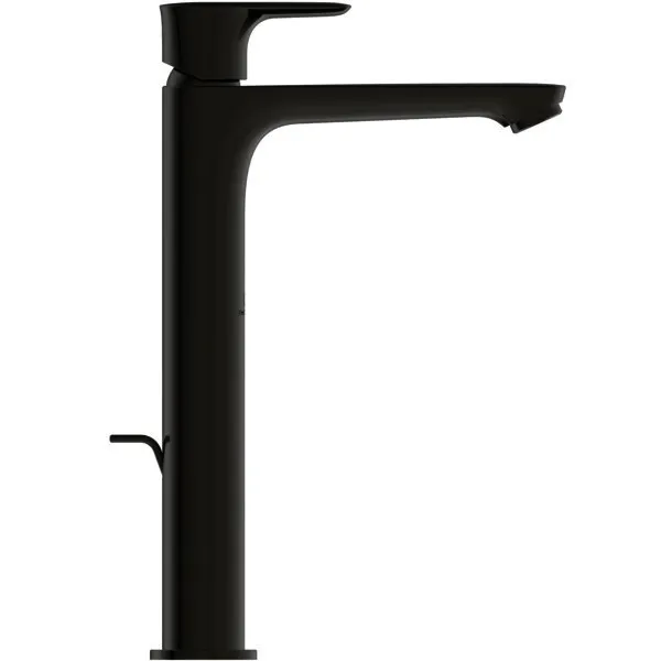 Ideal Standard Waschtisch-Armatur Connect Air,m.verl.Sockel, m.Ablgarn., Ausld.150mm, Magnetic Grey