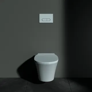Ideal Standard Betätigungsplatte M1 Oleas, mechanische Auslösung, Weiß – Bild 4