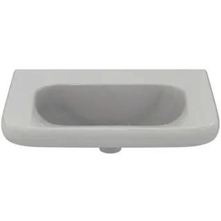Ideal Standard Waschtisch Contour 21, ohne Hahnloch, ohne Überlauf, unterfahrbar, 650x555x175mm, Weiß – Bild 2