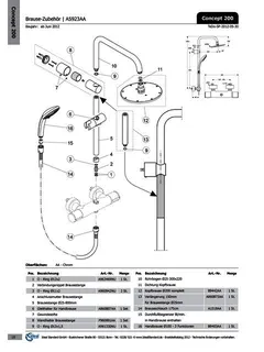 Ideal Standard Wandbefestigung für Brausestange A5686AA, Chrom – Bild 1