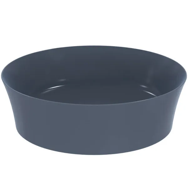 Ideal Standard Schale Ipalyss, ohne Hahnloch, ohne Überlauf, 400x400x120mm, Puderblau