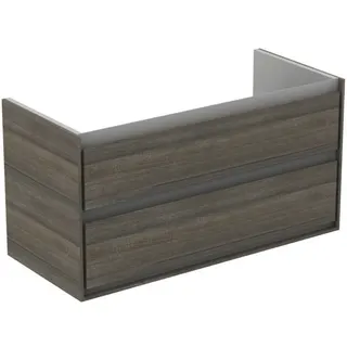 Ideal Standard MWT-Unterschrank Connect Air,2 Ausz., 1000x440x517mm, Eiche gr.Dek.u.Weiß matt – Bild 1
