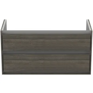 Ideal Standard MWT-Unterschrank Connect Air,2 Ausz., 1000x440x517mm, Eiche gr.Dek.u.Weiß matt – Bild 2