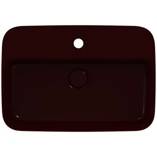 Ideal Standard Schale Ipalyss, 1 Hahnloch, mit Überlauf, 550x380x145mm, Granatapfel – Bild 4