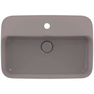 Ideal Standard Schale Ipalyss, 1 Hahnloch, mit Überlauf, 550x380x145mm, Betongrau – Bild 4
