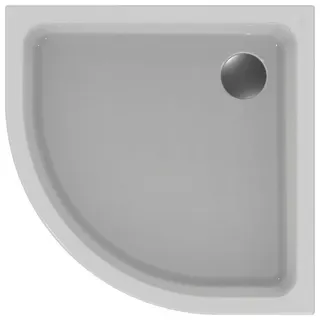 Ideal Standard Viertelkreis-Brausewanne Hotline Neu, 900x900x80mm, Weiß