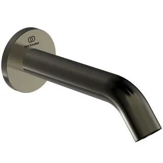 Ideal Standard Wandauslauf JOY, Ausld.160mm, m.eckiger Rosette, Silver Storm – Bild 3