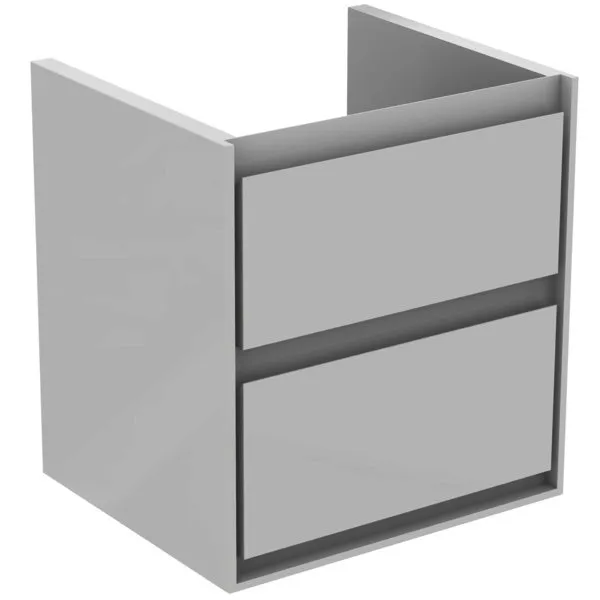 Ideal Standard Waschtisch-USchrank Connect Air Cube,2 Ausz., 480x409x517mm, Weiß gl.u.matt