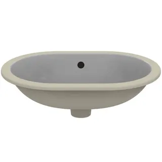 Ideal Standard Unterbauwaschtisch Connect, oval, ohne Hahnloch, mit Überlauf, 550x380x175mm, Weiß – Bild 3