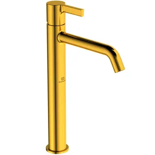 Ideal Standard Waschtischarmatur JOY, m.verl.Sockel, o.Ablgarn., Ausld.170mm, Brushed Gold – Bild 3