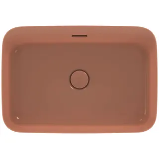 Ideal Standard Schale Ipalyss, ohne Hahnloch, mit Überlauf, 550x380x145mm, Nude – Bild 4