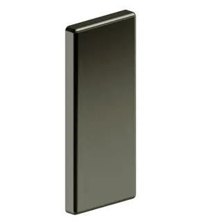 LEH Abdeckung f. Montageplatte+ Funktion 17x106x239 ABS chrom satiniert – Bild 1