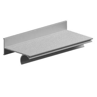 LEH Seifenablage zum Auflegen auf DUHA Evolution 92x200x50 eloxiertes Aluminium
