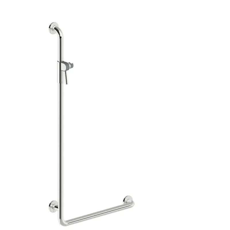 LEH DUHA Concept Pro 32/600x1200 li. Edelst. glatt mit Brauseh. und Rosetten