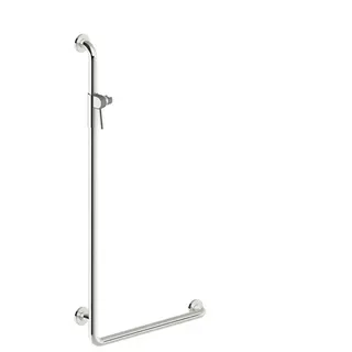 LEH DUHA Concept Pro 32/600x1200 li. Edelst. glatt mit Brauseh. und Rosetten