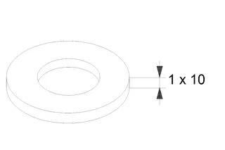 Grundfos Zubehör für Umwälzpumpen Ausgleichsstücksatz A65-10 DN65 PN6 – Bild 2