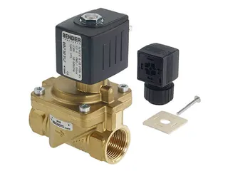 BENDER Magnetventil stroml.offen Typ2 0,2-10bar,IP65,EPDM,90C,DN32 230V50HzAC