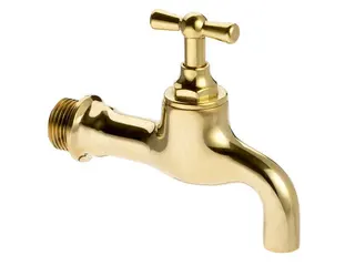 BENDER Auslaufventil Typ 1001 DN 15 m.Knebeloberteil ms.-poliert