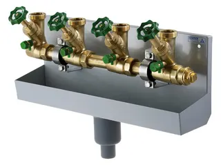 BENDER Verteilerstation Typ 4612 DN 32 4-fach, Zugang DN32 Abgang DN25