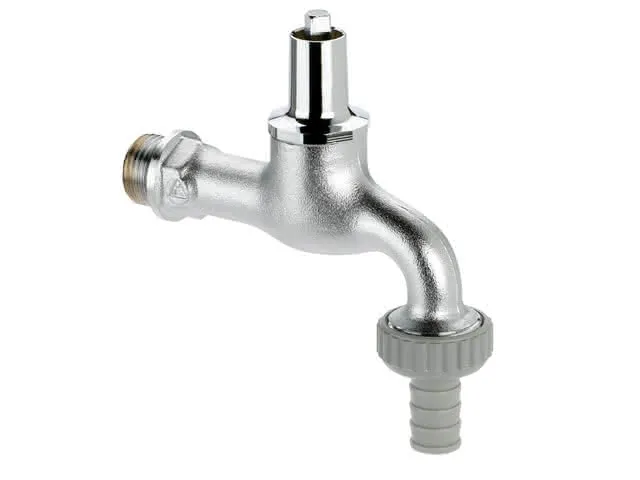 BENDER Auslaufventil Typ 1031 DN 15 SVS,Steckschl. mattverchr.