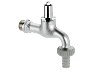 BENDER Auslaufventil Typ 1031 DN 20 SVS,Steckschl. mattverchr.