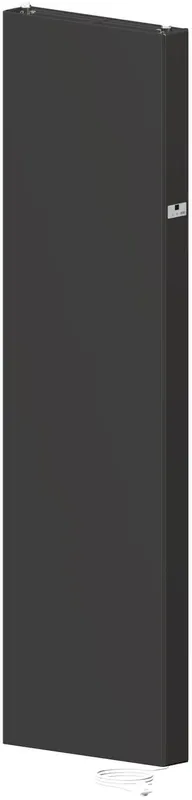 ATEC eVENT Vertikal Plan Tieftemp-Heizk. m.Mittelanschl.1800x500 RAL 9005 schwarz