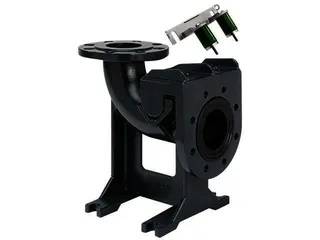 GRUNDFOS Zubehör f.Schmutz-/Abwasserpum. Kupplungsfußkrümmer DN100/DN100 – Bild 1