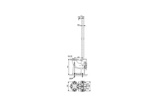 GRUNDFOS Zubehör f.Schmutz-/Abwasserpum. Kupplungsfußkrümmer DN100/DN100 – Bild 2