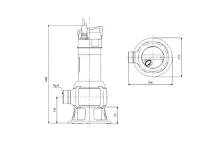 GRUNDFOS Schmutzwasserpumpe Unilift AP35B.50.08.3V 3X400V 0,78kW 10m Kabel – Bild 2