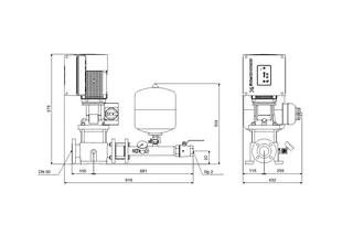 GRUNDFOS Druckerhöhungsanlage Hydro Solo-E CRE 15-5 U2 A-A-A-D-A – Bild 2