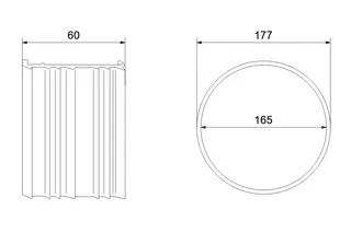 GRUNDFOS Zubehör für Hebeanlagen Dichtung DN100 (DI110/DA127x60mm) – Bild 2