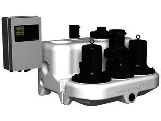 Grundfos Hebeanlage Multilift MD.12.1.4 1x230V 1,4kW CEE, 97901084