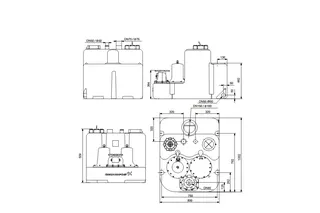 GRUNDFOS Fäkalienhebeanlage Multilift MLD.24.3.2 3x400V 2,7kW CEE – Bild 2