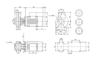 GRUNDFOS Blockpumpen Standard NB65-125/144 A-F2-A-BQQE 400V 11kW IE3 – Bild 2