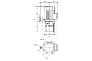 GRUNDFOS Eintauchpumpe MTH4-6/6 A-W-A-AQQV 230/400V 50 – Bild 2