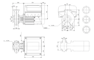 GRUNDFOS Blockpumpen elektr. geregelt NBE65-250/254 A-F2-A-BQQE 400V 5,5kW IE5 – Bild 2