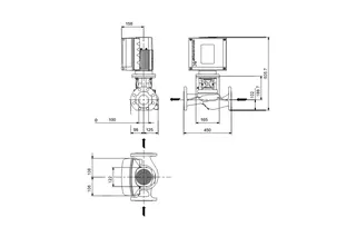 GRUNDFOS Elektr. ger. Trockenläuferpumpe TPE3 80-180 S-A-F-A-BQQE-IDB – Bild 2