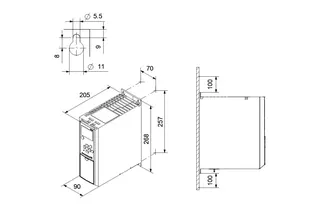 GRUNDFOS Steuer- und Regelsystem CUE 3x380-500V IP20 0,75kW – Bild 2
