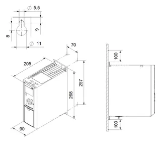 GRUNDFOS Steuer- und Regelsystem CUE 3x380-500V IP20 1,5kW – Bild 2
