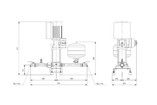 GRUNDFOS Druckerhöhungsanlage Hydro Solo-E CRIE 5-5 U8 C-A-B-D-ACD – Bild 2
